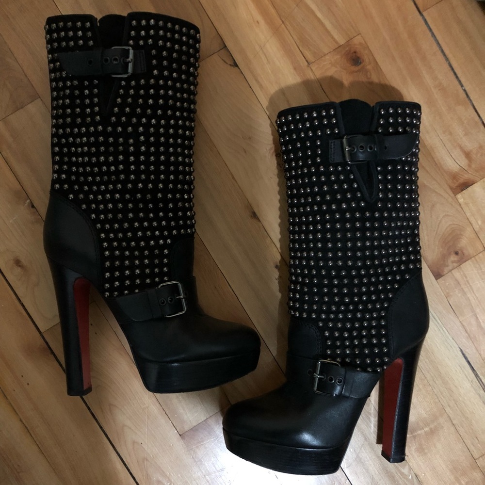 Christian Louboutin Marisa bootie boots heels - Picture 2 of 7
